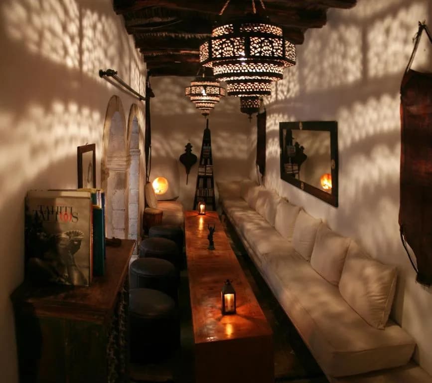 Ambiance du soir au Riad Baladin dans la médina d’Essaouira