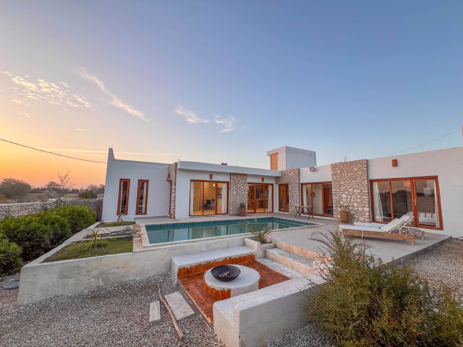 Villa Amwaj private pool and garden, Sidi Kaouki Morocco